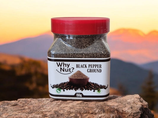 Malen Svartpeppar by Nature Pick Market - finely ground black pepper used in sauces, marinades, and salads for enhancing flavor in savory dishes.